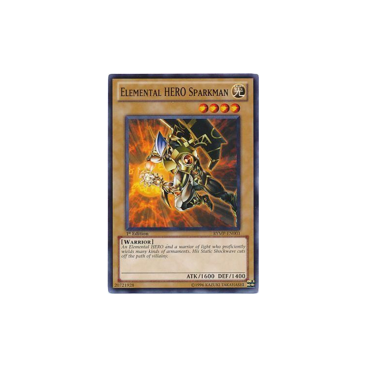 Elemental HERO Sparkman (1st Edition) - Ra Yellow Mega-Pack (RYMP) - Yu-Gi-Oh! Elemental HERO Sparkman (1st Edition) - Ra Yellow Mega-Pack (RYMP) - Yu-Gi-Oh!