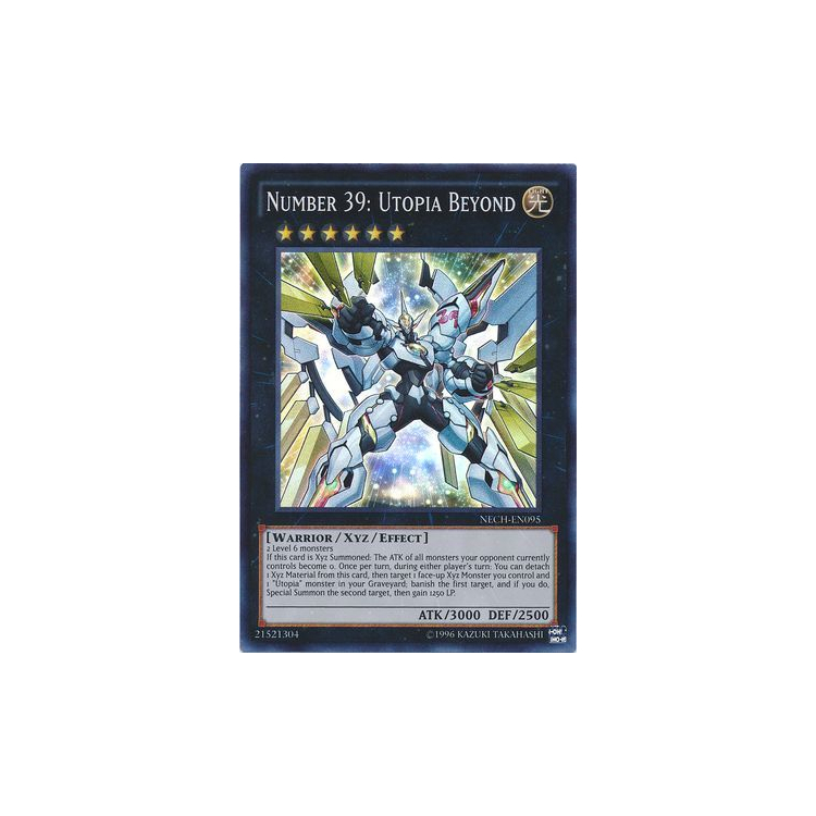 Number 39: Utopia Beyond - Super Rare (Unlimited Edition) - The New Challengers (NECH) - Yu-Gi-Oh! Number 39: Utopia Beyond - Super Rare (Unlimited Edition) - The New Challengers (NECH) - Yu-Gi-Oh!