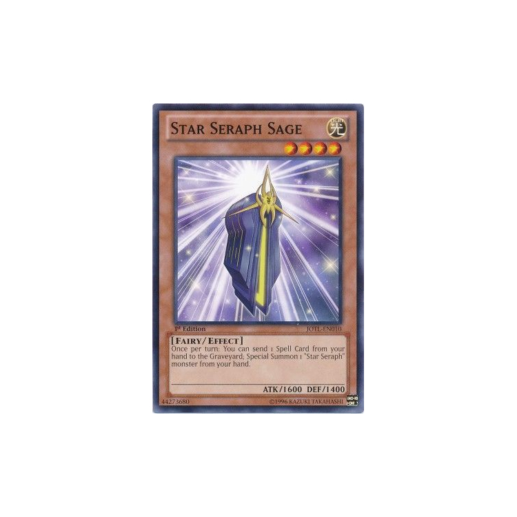 Star Seraph Sage - Common (1st Edition) - Judgment of the Light (JOTL) - Yu-Gi-Oh! Star Seraph Sage - Common (1st Edition) - Judgment of the Light (JOTL) - Yu-Gi-Oh!
