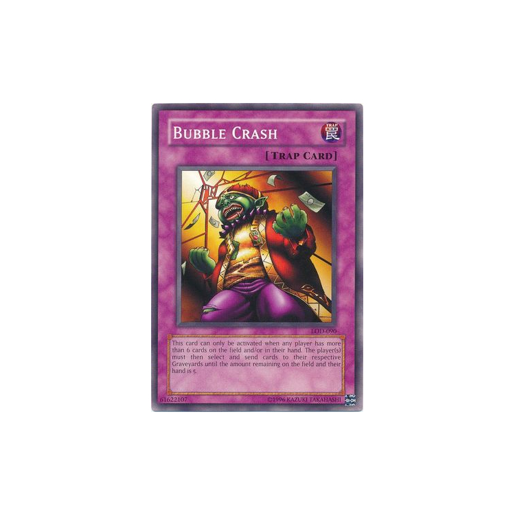 Bubble Crash LOD-090 Yu-Gi-Oh! Card Light Play 1st Edition