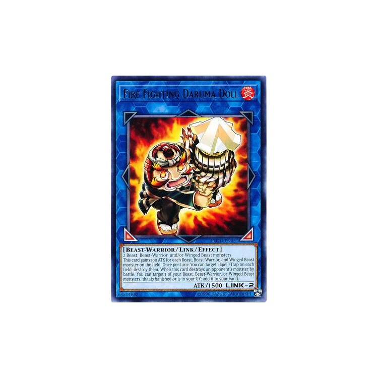 Fire Fighting Daruma Doll - Rare (Unlimited Edition) - Flames of Destruction (FLOD) - Yu-Gi-Oh! Fire Fighting Daruma Doll - Rare (Unlimited Edition) - Flames of Destruction (FLOD) - Yu-Gi-Oh!