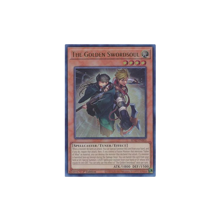 The Golden Swordsoul - Ultra Rare (1st - Big Orbit Cards