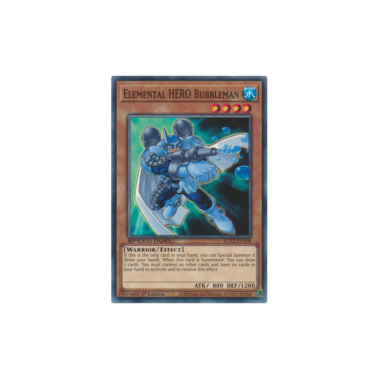 Elemental Hero Bubbleman 1st Edition 遊戯王ラッシュデュエル