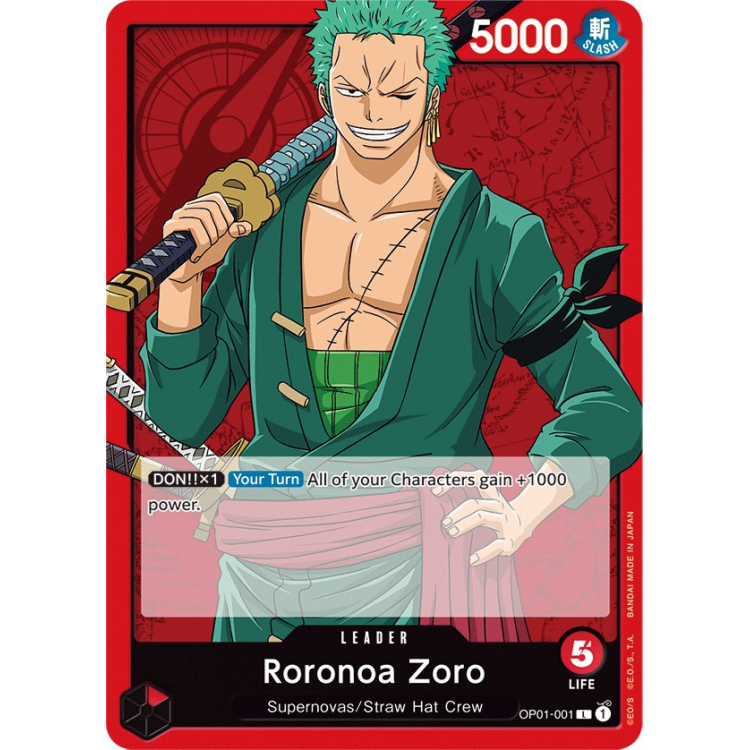 Roronoa Zoro ST01-013 SR Start Deck - ONE PIECE Card Game Japanese