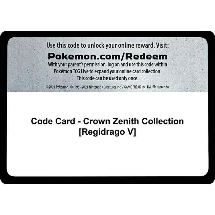 Cartas Pokémon TCG: Crown Zenith Collection - Regidrago V