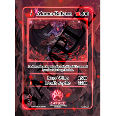 Akuma-Balsorn (1st Edition) - Warped Crusaders - Akora TCG