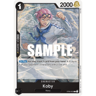 Koby - Starter Deck 6 - Absolute Justice - One Piece Card Game Koby - Starter Deck 6 - Absolute Justice - One Piece Card Game
