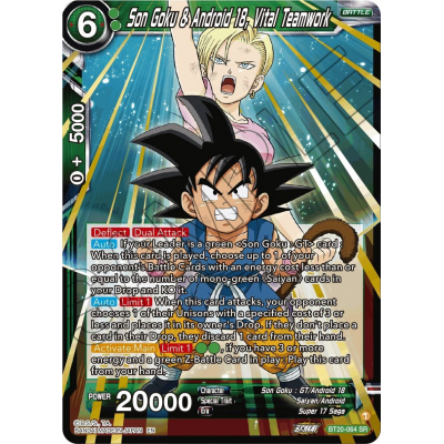 Son Goku & Android 18, Vital Teamwork - Big Orbit Cards