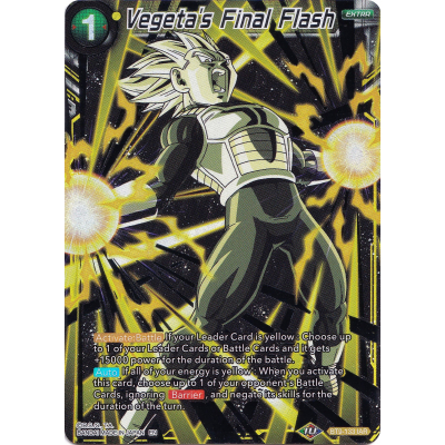 Vegeta's Final Flash (BT9-133) [Universal Onslaught]