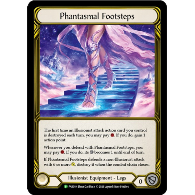 FAB Phantasmal Footsteps Cold Foil MON初版 Phantasmal Footsteps Cold Foil 1St Edition Monarch Flesh and