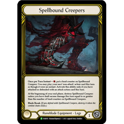 Spellbound Creepers (Cold Foil Golden) - Big Orbit Cards