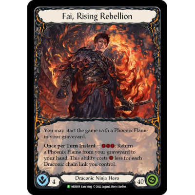 【Cold Foil】Fai, Rising Rebellion【HER058】 fai-rising-rebellion-her058-