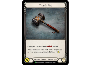 その他 FaB Titan's Fist - LGS066 EN】【Cold Foil】[Guardian] Titan's Fist / 巨人の鉄槌 [P