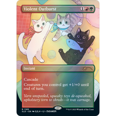 Violent Outburst (Foil) - Big Orbit Cards