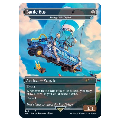Battle Bus - Smuggler's Copter - Big Orbit Cards Battle Bus - Smuggler's Copter - Big Orbit Cards