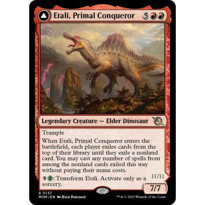 Etali, Primal Conqueror - March of the Machine - Magic the Gathering Etali, Primal Conqueror - March of the Machine - Magic the Gathering