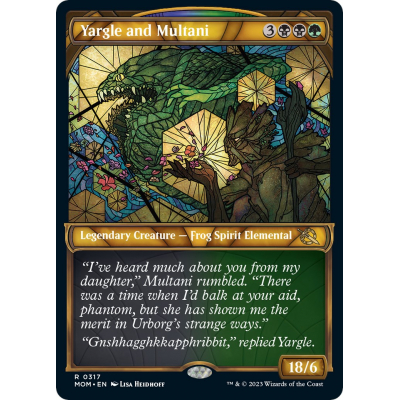 Yargle and Multani (Showcase) - March of the Machine - Magic the Gathering
