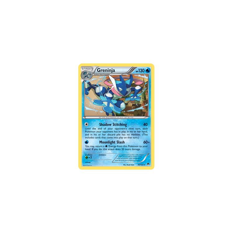 Greninja (Non-Holo) - BREAKpoint - Pokemon Greninja (Non-Holo) - BREAKpoint - Pokemon