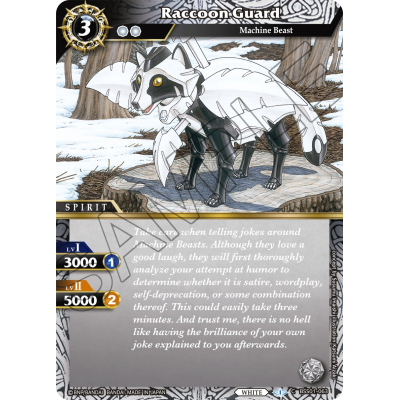 Raccoon Guard - Dawn of History - Battle Spirits Saga Raccoon Guard - Dawn of History - Battle Spirits Saga