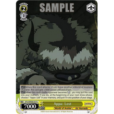 Appa: Lost - Avatar - The Last Airbender - Weiss Schwarz