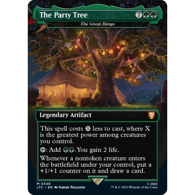 MTG　The Party Tree　グレートヘンジ　[LTC]　英語版 The Great Henge (The Party Tree) (Borderless) | The Lord of