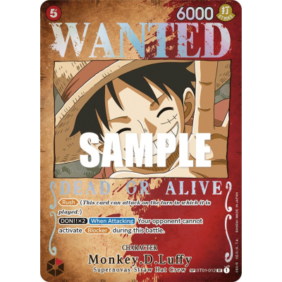 Monkey.D.Luffy (Wanted Poster) (Foil) - Big Orbit Cards