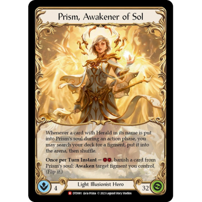 Flesh and Blood　Prism,Awakener of Sol CC Prism, Awakener of Sol (1st Edition) - Big Orbit Cards