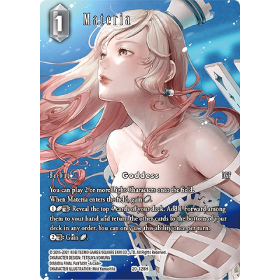 Materia (Full Art) (20-128) (Foil) - Opus XX - Final Fantasy TCG Materia (Full Art) (20-128) (Foil) - Opus XX - Final Fantasy TCG