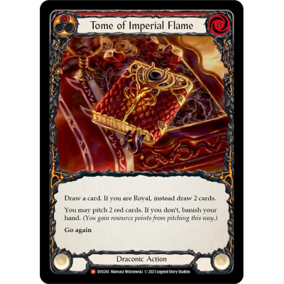 Tome of Imperial Flame (Rainbow Foil) (1st - Big Orbit Cards