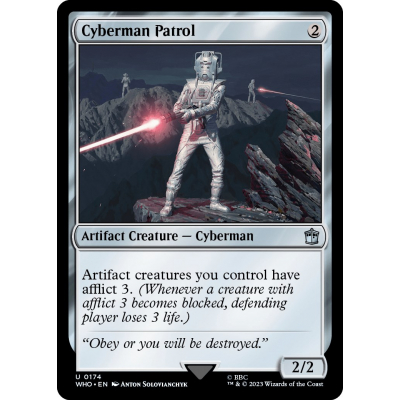 Cyberman Patrol (Foil) - Universes Beyond - Doctor Who - Magic the Gathering Cyberman Patrol (Foil) - Universes Beyond - Doctor Who - Magic the Gathering