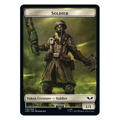 Soldier (004) // Arco-Flagellant Double-sided Token - Universes Beyond - Warhammer 40,000 - Magic the Gathering Soldier (004) // Arco-Flagellant Double-sided Token - Universes Beyond - Warhammer 40,000 - Magic the Gathering