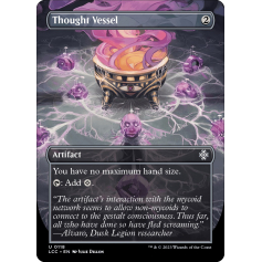 Thought Vessel (Borderless) (Foil) - The Lost Caverns of Ixalan Commander - Magic the Gathering