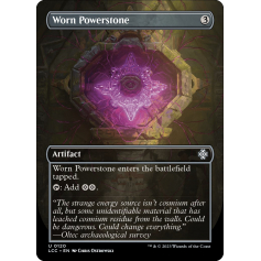 Worn Powerstone (Borderless) - The Lost Caverns of Ixalan Commander - Magic the Gathering