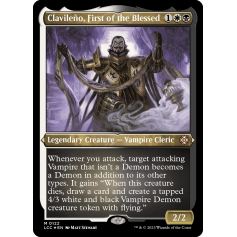 Clavileno, First of the Blessed (Display Commander) - Thick Stock (Foil) - The Lost Caverns of Ixalan Commander