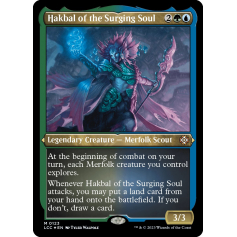 Hakbal of the Surging Soul (Display Commander) - Thick Stock (Foil) - The Lost Caverns of Ixalan Commander - Magic the Gathering