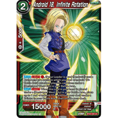 Android 18, Infinite Rotation