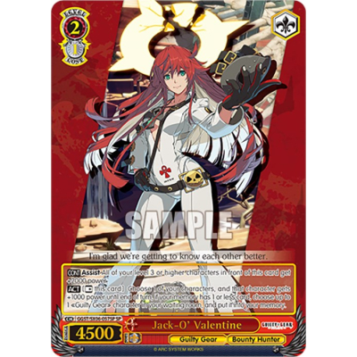 Jack-O' Valentine (SP) - Guilty Gear -Strive- - Weiss Schwarz Jack-O' Valentine (SP) - Guilty Gear -Strive- - Weiss Schwarz