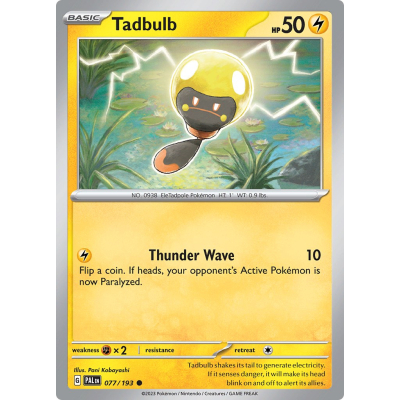 Tadbulb (077) - Paldea Evolved - Pokemon