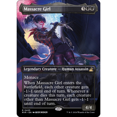 Massacre Girl (Anime Borderless) (Foil) - Big Orbit Cards