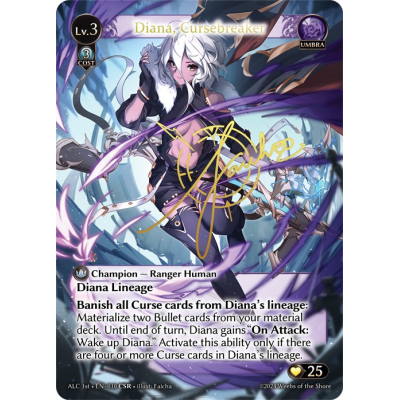 Diana, Cursebreaker - Grand Archive - Big Orbit Cards