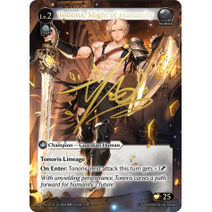Tonoris, Might of Humanity (CSR) (013B) - Big Orbit Cards