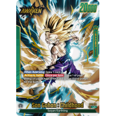 Son Gohan : Childhood (071) (Alternate Art) (Foil) - FB01 - Awakened Pulse - Dragon Ball Super Card Game