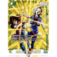 Android 17 / Android 18 (Alternate Art) (Foil) - FB01 - Awakened Pulse - Dragon Ball Super Card Game