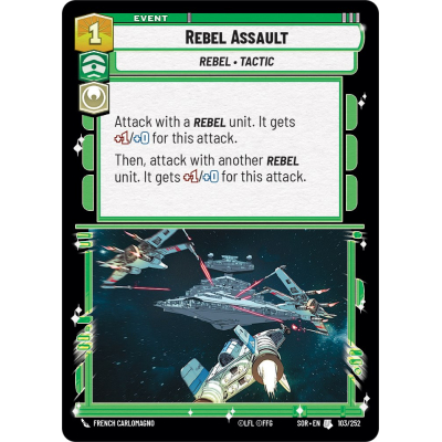 Rebel Assault - Spark of Rebellion - Star Wars: Unlimited Rebel Assault - Spark of Rebellion - Star Wars: Unlimited