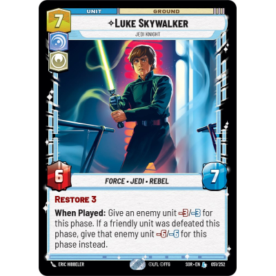 Luke Skywalker - Jedi Knight - Big Orbit Cards Luke Skywalker - Jedi Knight - Big Orbit Cards
