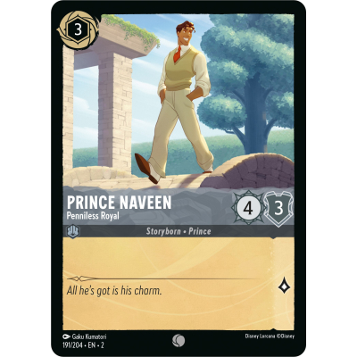 ロルカナ　PRINCE NAVEEN ENC foil Prince Naveen - Ukulele Player (Enchanted) PSA 10 Lorcana