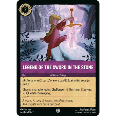 Legend of the Sword in the Stone - Rise of the Floodborn - Disney Lorcana Legend of the Sword in the Stone - Rise of the Floodborn - Disney Lorcana