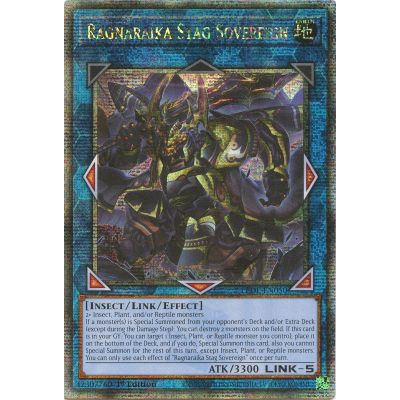 Ragnaraika Stag Sovereign - Quarter Century Secret Rare (1st Edition) - LEDE - Legacy of Destruction - Yu-Gi-Oh! Ragnaraika Stag Sovereign - Quarter Century Secret Rare (1st Edition) - LEDE - Legacy of Destruction - Yu-Gi-Oh!