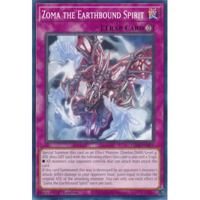 Zoma the Earthbound Spirit - Common (1st Edition) - LEDE - Legacy of Destruction - Yu-Gi-Oh! Zoma the Earthbound Spirit - Common (1st Edition) - LEDE - Legacy of Destruction - Yu-Gi-Oh!
