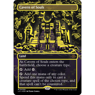 Cavern of Souls (Neon Yellow) (WPN) (Foil) - Big Orbit Cards
